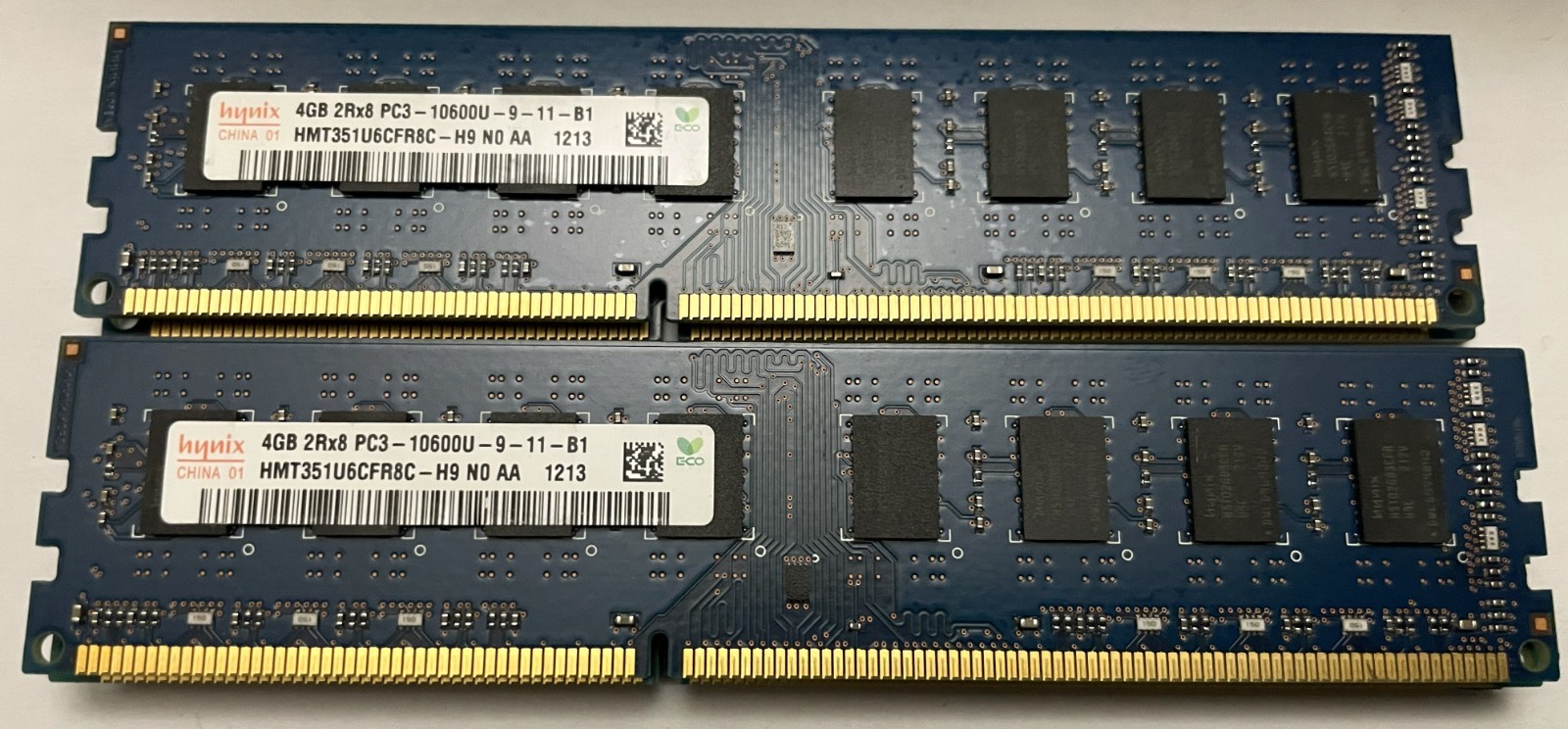 Module Mémoire 4GB DDR3 1333MHz 2Rx8 PC3-10600U Hynix HMT351U6CFR8C-H9 /per unit