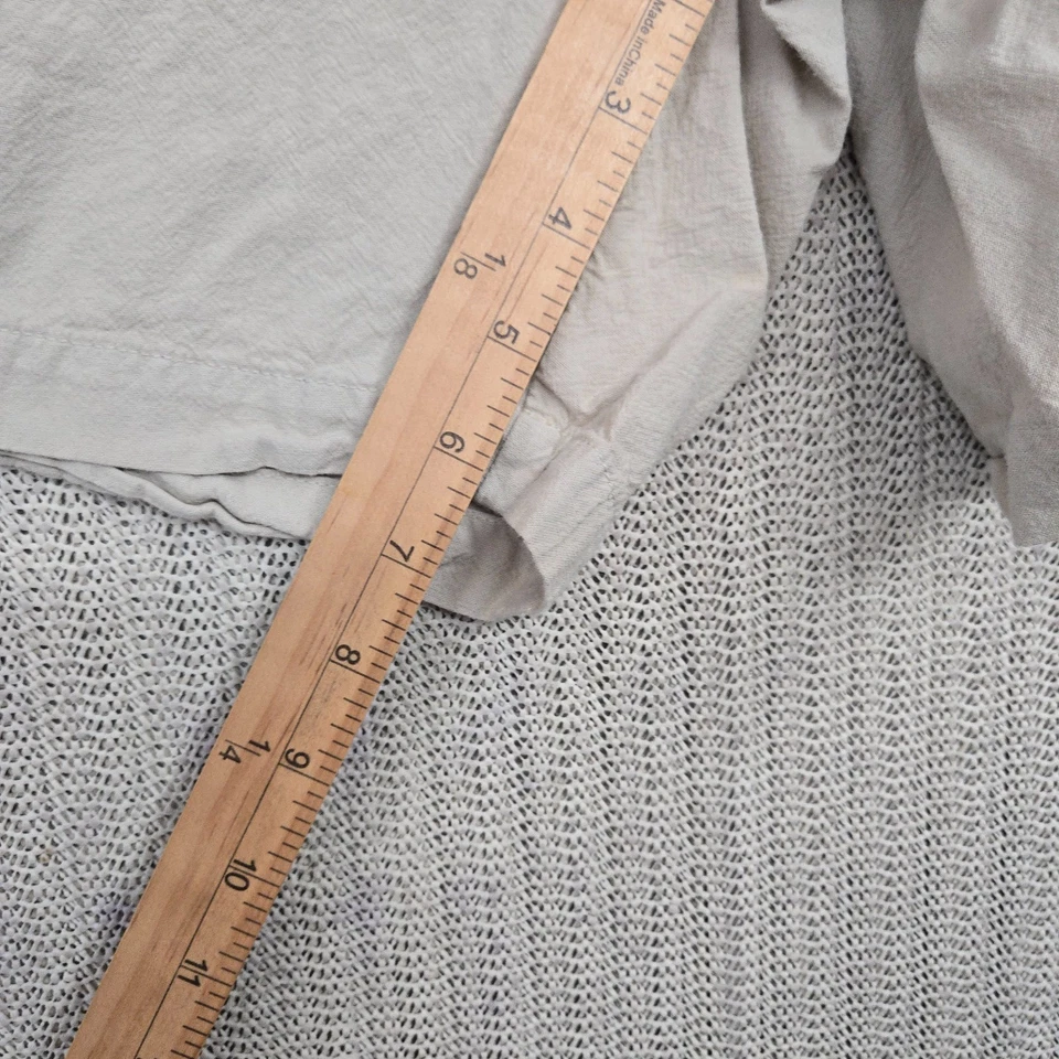 Pantalones Cortos Ciervo Blanco Mujer 14w/16W Cintura Elástica Beige Tirar de Cordón Ligero Plus Foto 4 de 4