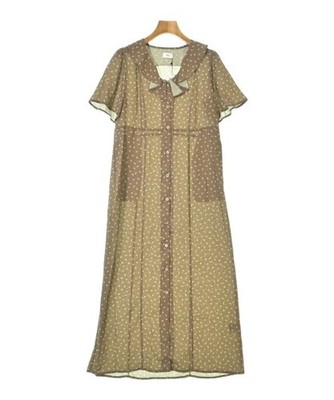 RHC Ron Herman Shirt Dresses BrownxWhitexYellow(Flower Pattern) XS 2200631162124