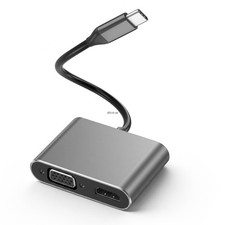 New USB C to HDMI VGA Adapter USB Type C to VGA HDMI Adapter hunderbolt 3 VGA