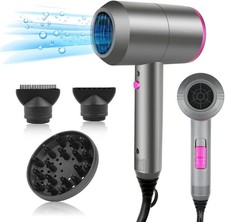 Professional Ionic Hair Dryer 2400 Watt Blow Dryer with Diffuser and Concentrato
