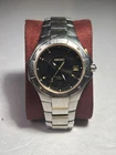 Vintage Seiko Kinetic 40mm Black Dial Mens Sports Watch For Parts/Repair