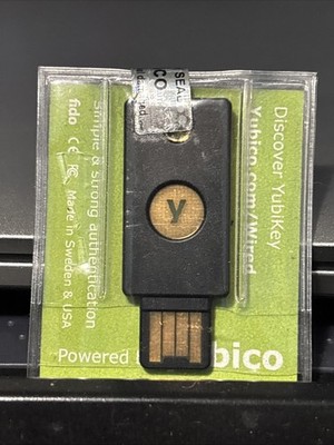 Yubico YubiKey 4 Wired Magazine Edition USB-A Encryption Security Key NEW