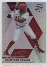 2021 Panini Mosaic Silver Prizm Aristides Aquino #98 0c41