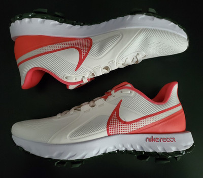 Nike React Infinity Pro White Ember Men's Golf Shoes CT6620 104 Size 8.5
