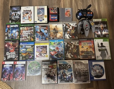 Mixed Lot Of 25 Games - PS2, PS3, PS4, Xbox, Wii, Genesis, Nintendo - Read Desc