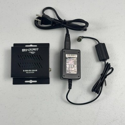 Binary B-500-RX-230-IR HDMI Extender (Receiver) W/ Power Supply Tested Working
