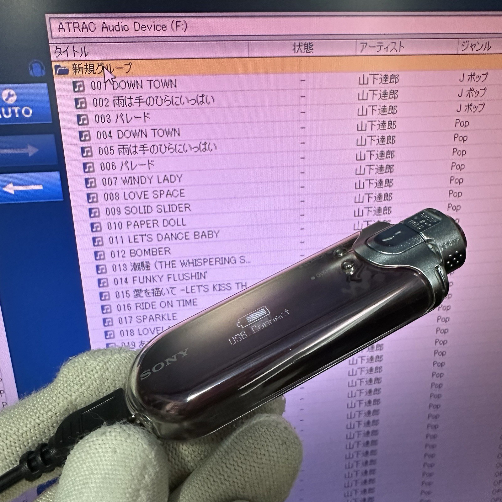 SONY NW-E505 Portable Audio Player Walkman 512 MB Pink Defect Present