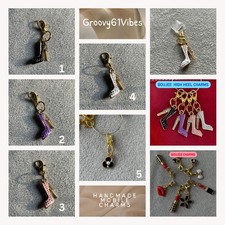 Boujee Enamel High Heels Charms Inlaid Rhinestones Mobile Dust Plug Backpack