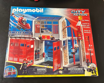 Playmobil City Action 9462 - Fire Station open box But Read Description Please