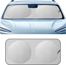 Car Windshield Sun Shade, Foldable Automotive Front Window He Size: 59 28 inch