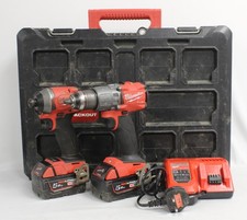 Milwaukee 18v Cordless Drill & Impact Driver Set with 2x 5.0Ah Batteries (U) 