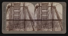 St. Louis Missouri 1904 World's Fair Ferris Wheel Steel Structure View