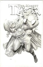 THE MIGHTY THOR #18 ORIGINAL PUBLISHED ART COVER BY STEVE MCNIVEN MARVEL COMICS