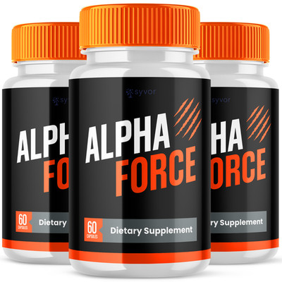 (3 Pack) Alpha Force Advanced Male Support Supplement AlphaForce Vitamin 180Caps