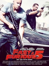 Fast Five movie poster (b) Vin Diesel, Paul Walker, Fast and the Furious poster