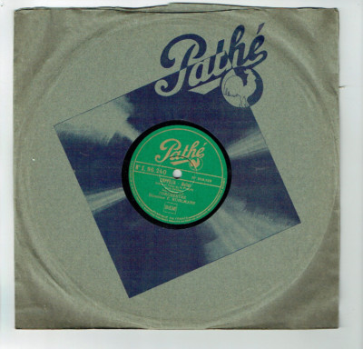 78 Runden 25cm Orchester F. RUHLMANN Schellackplatte Ballett PATHE 96240