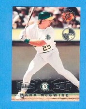 1995 Topps Stadium Club Members Only Virtual Reality Card MARK MCGWIRE