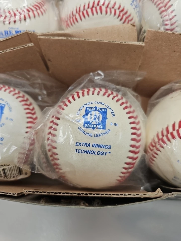 Rawlings Babe Ruth League RBRO 5oz 9in Leather Baseball NEW lot of 8 - Image 2 of 3