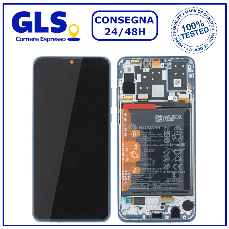 Remplacement Vitre / écran écran Complet Avec Châssis Et Batterie Huawei P30 Lite New Edition - Foto 6