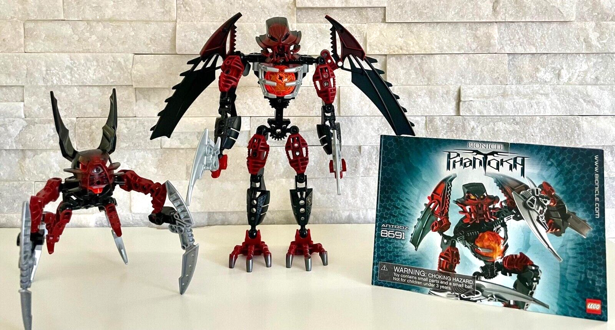 Phantaka Bionicle Phantoka: 8691/8947 , 8692/ 8948 , 8693/8949 + Manuals