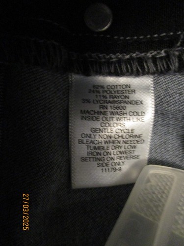 JEANS DONNA LIZ CLAIRBORNE - SKINNY - CLASSICO - BLU INTENSO - TAGLIA 16W - Foto 6 di 6