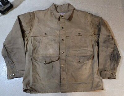 Vintage Filson Tin Cloth Cruiser Cape Jacket Coat Large 44 Vintage Filson Tin Cloth Cruiser Cape Jacket Coat Large 44