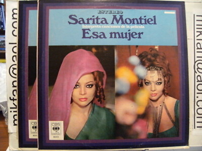 SARA Sarita MONTIEL Interp canciones de la pelicula  ESA MUJER CBS International