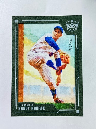 Sandy Koufax [Green Frame] #71 2022 Panini Diamond Kings card