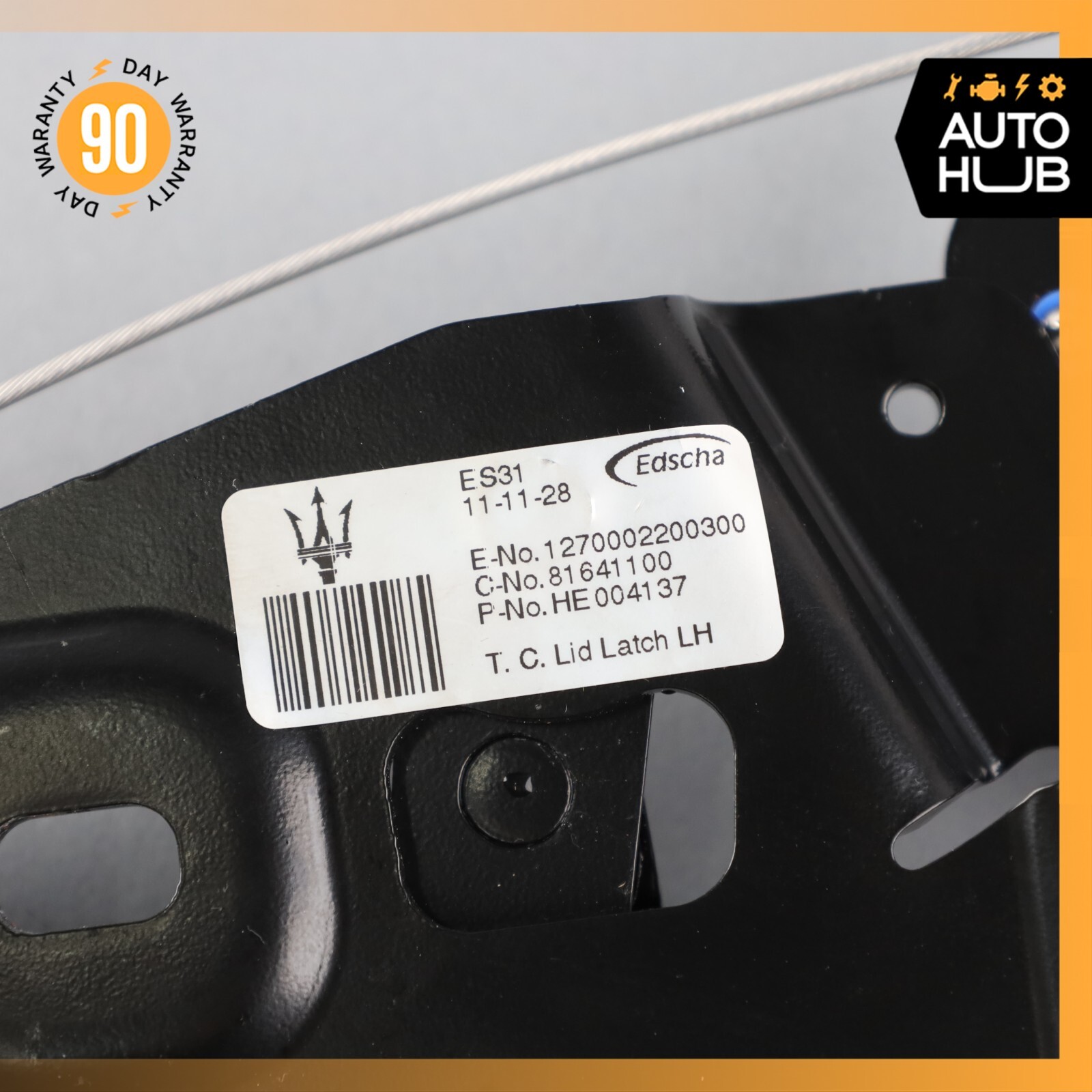 10-19 Maserati GranTurismo M145 Convertible Left Tonneau Cover Lock Latch OEM