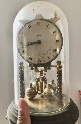 Dirty! Dusty! Cracked Plastic Cover! Vintage Koma clock