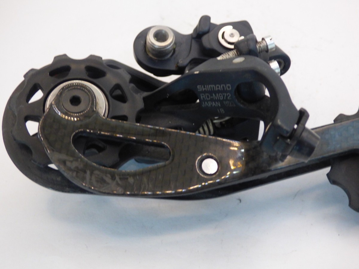 SHIMANO XTR RD-M972 LONG CARBON CAGE 9-SPEED REAR DERAILLEUR