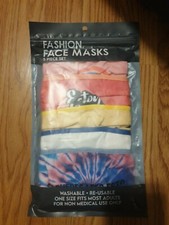 Spanish Phrases Face Masks Set of 5  Estoy Bien Hola Etc...  Free Shipping
