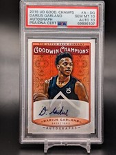 2019 Upper Deck Goodwin Champions Darius Garland Rookie Auto PSA 10 Auto 10 -107