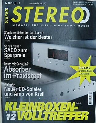 STEREO 7/01, OCTAVE P 500 MK 3,MR 120, CAMBRIDGE A 300, YAMAHA AC 596, NAD C 320