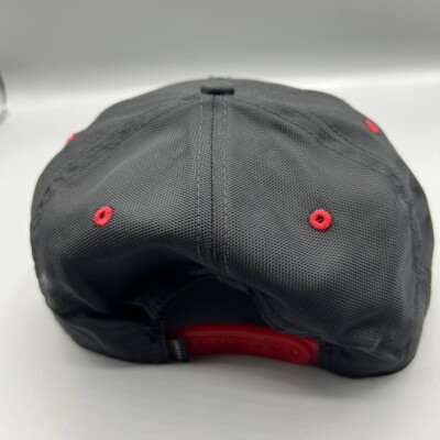 Air Jordan 11 Hat Men Black Red Jumpman Bred Snap Back Cap  display picture 1
