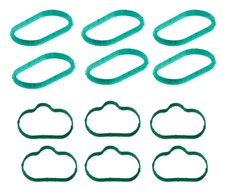 6x UPPER 6x LOWER INTAKE Manifold Gasket For Jaguar 2002-2008 S-Type 3.0L X-Type