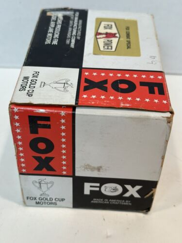 VTG In Original Box FOX Combat Special Model Airplane Engine Mrk 6. - Picture 12 of 12