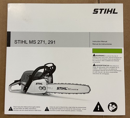 Genuine Stihl MS 271, 291, Motosierra instrucción Manual del propietario |  eBay