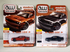 Auto World 2021 Dodge Challenger SRT Super Stock Versions A  B 1:64 SE's