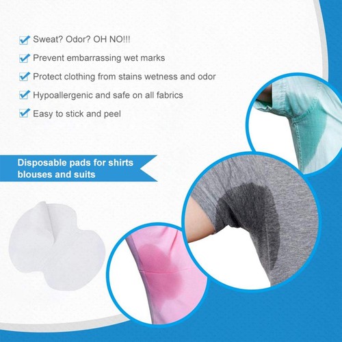 70 Piece Disposable Sweat Pad Underarm Armpit Guard Shirt Dress Protect - Picture 6 of 11