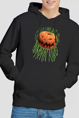 The Nightmare Before Christmas I Am The Pumpkin King Herren Hoodie S-2XL Schwarz