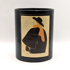 MCM Stylecraft VTG Pencil Cup Toulousse-Lautrec Aristide Bruant Dans Son Cabaret