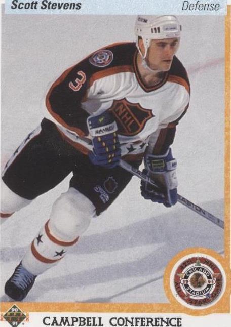 1990-91 Upper Deck - Scott Stevens #482 - 1 of 1
