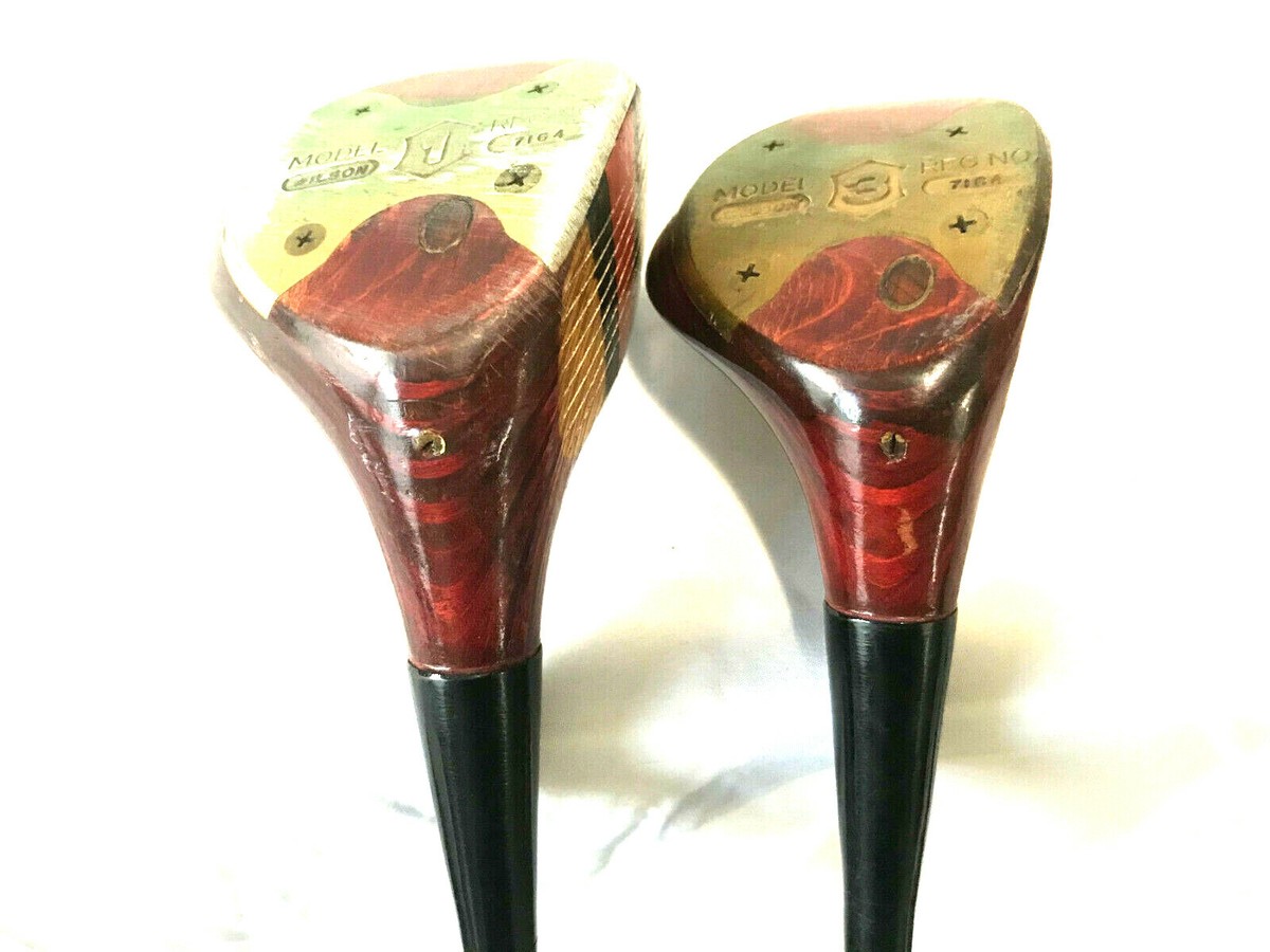 Wilson 7164 Super Stroke Golf Club Woods Set 1 & 3 Steel RH