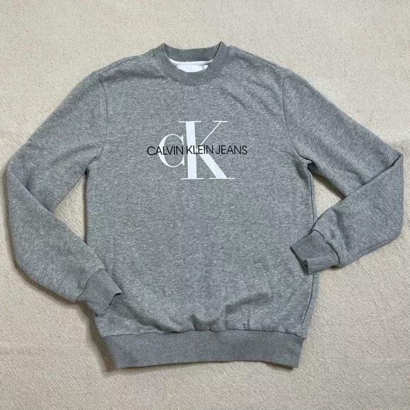 Calvin Klein Jeans Unisex Logo Sweatshirt & Sweatpants Set S | eBay