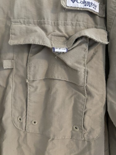 Columbia PFG Columbia Fishing Gear XL Men Shirt Hunting Swimming Summer Light W - Picture 4 of 11