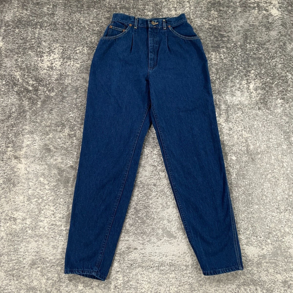 Vintage Lee Jeans Womens Actual 26X31 Indigo High Rise Mom Union