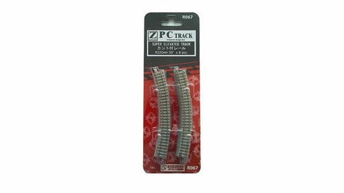 Gleis - überhöht - R220-30° Inhalt: 6 x Gleis - überhöht - R220-30° mit Betonschwellen