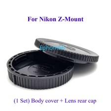 New For Nikon Z mount Body cap  Rear Lens Cap Protector Logo Mirrorless Camera